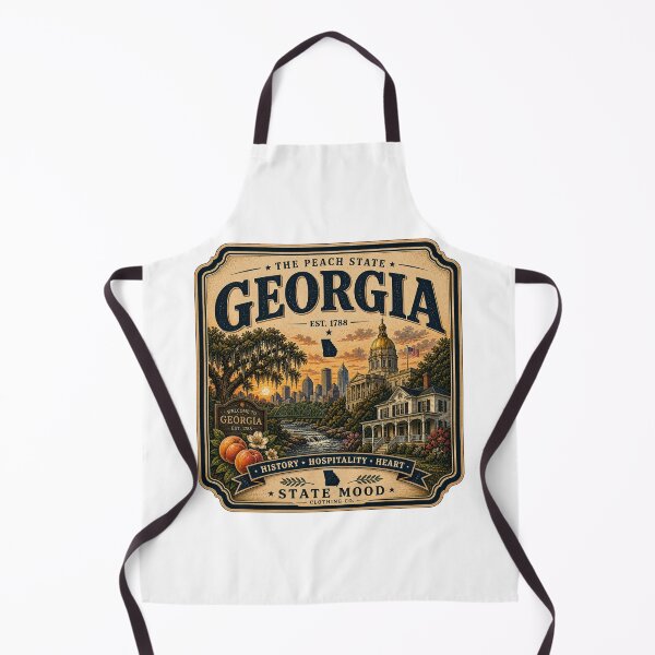 Item preview, Georgia State Capitol Vintage Southern Architecture Design designed and sold by StateMoodDesigns.