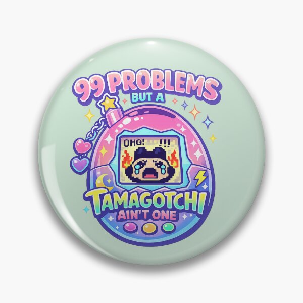 Item preview, Cute Y2K Digital Pet Sticker | Retro Pixel Virtual Pet Aesthetic designed and sold by PopCulturePixel.