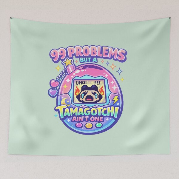 Item preview, Cute Y2K Digital Pet Sticker | Retro Pixel Virtual Pet Aesthetic designed and sold by PopCulturePixel.