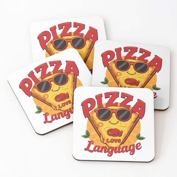 Item preview, Pizza Is My Love Language Funny Cool Pizza Slice Sunglasses Foodie Graphic designed and sold by HobsS.