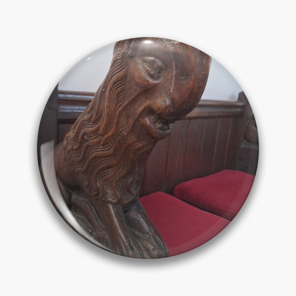 Item preview, Medieval Lion Bench End designed and sold by wiggyofipswich.