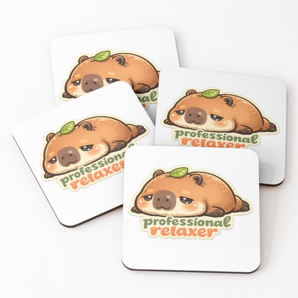 Item preview, Professional Relaxer Cute Capybara Design designed and sold by Naviora.