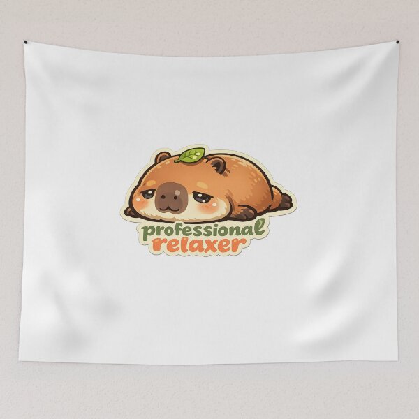 Item preview, Professional Relaxer Cute Capybara Design designed and sold by Naviora.
