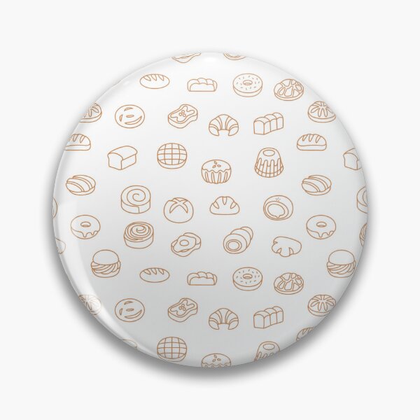 Item preview, Bakery Doodle Seamless Pattern – Cute Bread & Pastry Line Art Design on White designed and sold by Zaya_art.