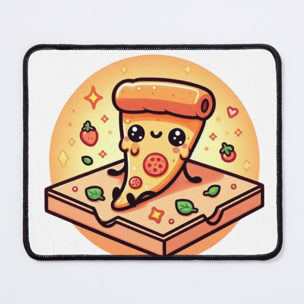 Item preview, Cute Pizza Slice Character Seamless Pattern – Kawaii Food Print Design designed and sold by Saucebyte.