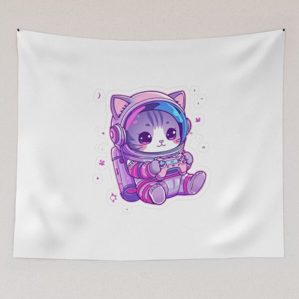 Artikelvorschau, Kopie von Poste gamer Kawaii Cats and Funny Fruits - Sticker Pack entworfen und verkauft von AnyeloDesign.
