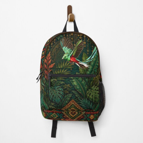 Item preview, Geometric Quetzal of Mexico designed and sold by PixelsTelas.