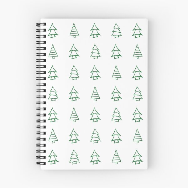 Item preview, Cute Hand-Drawn Christmas Tree Seamless Pattern – Green & White Festive Holiday Design designed and sold by Zaya_art.