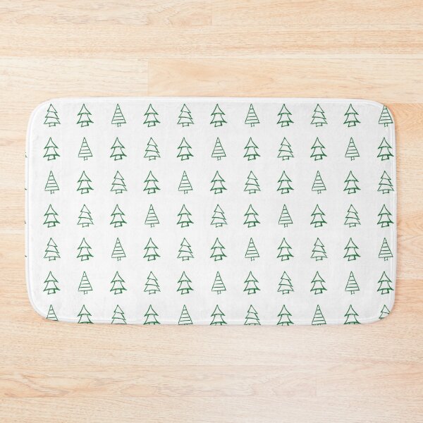 Item preview, Cute Hand-Drawn Christmas Tree Seamless Pattern – Green & White Festive Holiday Design designed and sold by Zaya_art.