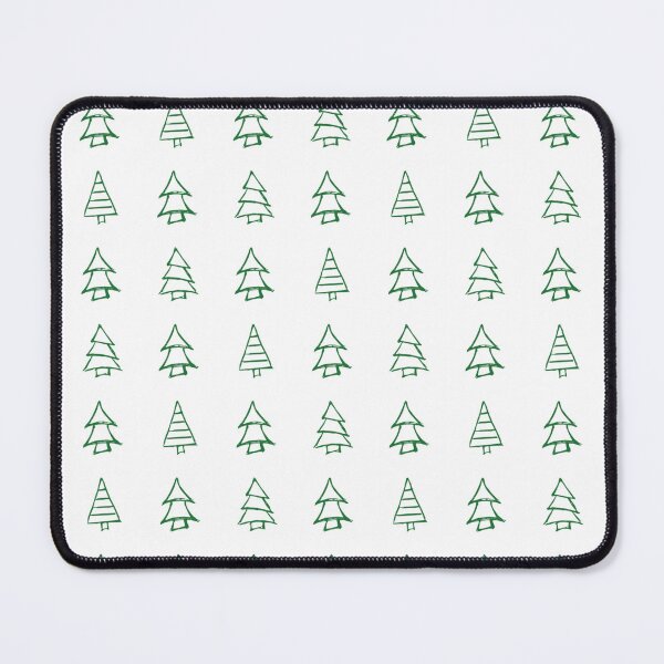 Item preview, Cute Hand-Drawn Christmas Tree Seamless Pattern – Green & White Festive Holiday Design designed and sold by Zaya_art.