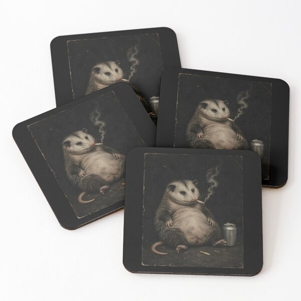 Item preview, Opossum Smoking Funny designed and sold by zoes-ink.