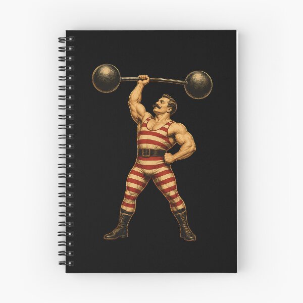 Item preview, Circus Strongman designed and sold by Funny Vintage Stickers And T-Shirts.
