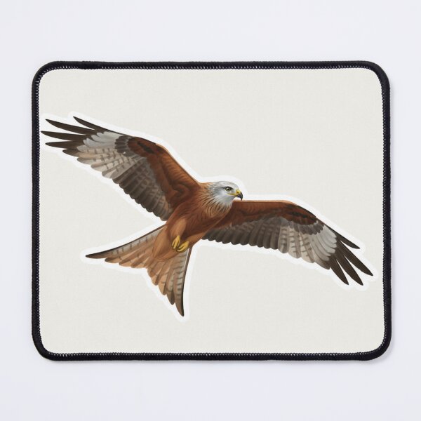 Item preview, Red Kite – Elegant Soaring Raptor Illustration designed and sold by The Digital Compass.