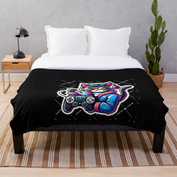 Item preview, Animales of Poste Gato Gamer - Cyberpunk Gaming Style designed and sold by AnyeloDesign.