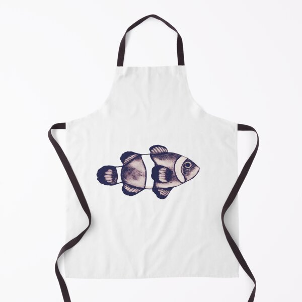 Item preview, Clownfish Charcoal Sketch - Realistic Coral Reef Marine Art designed and sold by Lauretius.