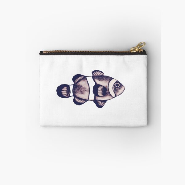 Item preview, Clownfish Charcoal Sketch - Realistic Coral Reef Marine Art designed and sold by Lauretius.
