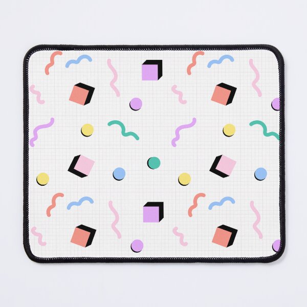 Item preview, 90s Memphis Aesthetic Seamless Pattern – Pastel Geometric Shapes Retro Nostalgia Design designed and sold by Zaya_art.
