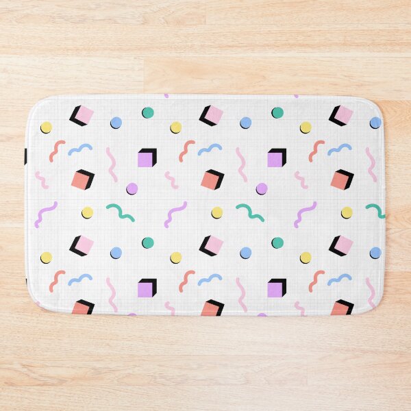 Item preview, 90s Memphis Aesthetic Seamless Pattern – Pastel Geometric Shapes Retro Nostalgia Design designed and sold by Zaya_art.