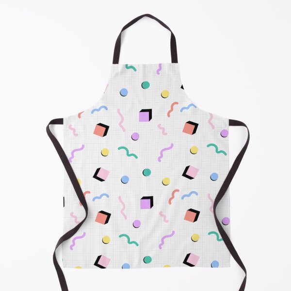 Item preview, 90s Memphis Aesthetic Seamless Pattern – Pastel Geometric Shapes Retro Nostalgia Design designed and sold by Zaya_art.