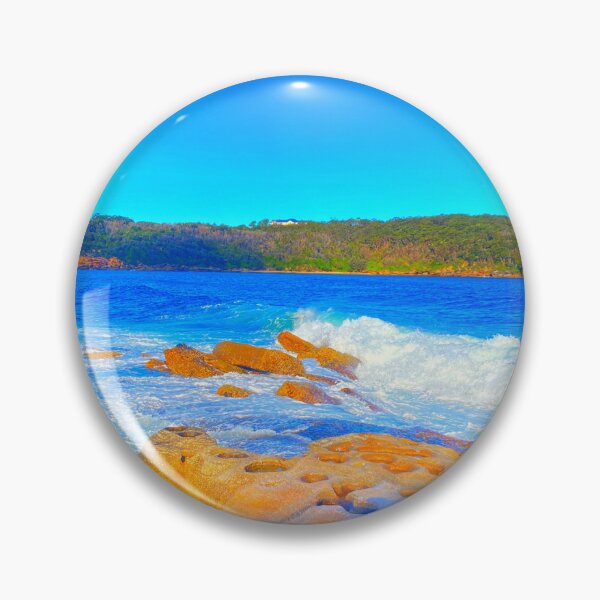 Item preview, This is picture of the sea with waves crashing against the shore  designed and sold by JK1989.