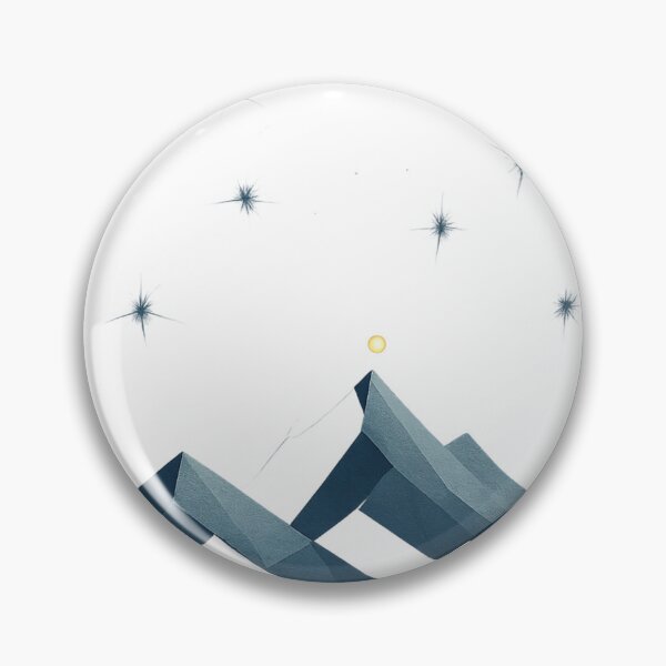 Item preview, Midnight Polygon Peaks designed and sold by Velvet-motive.