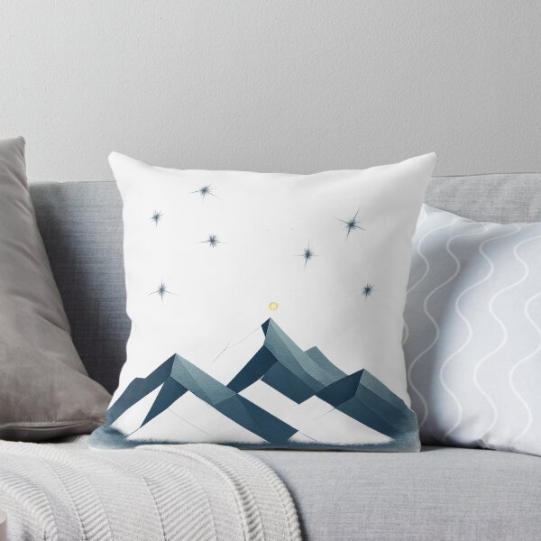 Item preview, Midnight Polygon Peaks designed and sold by Velvet-motive.