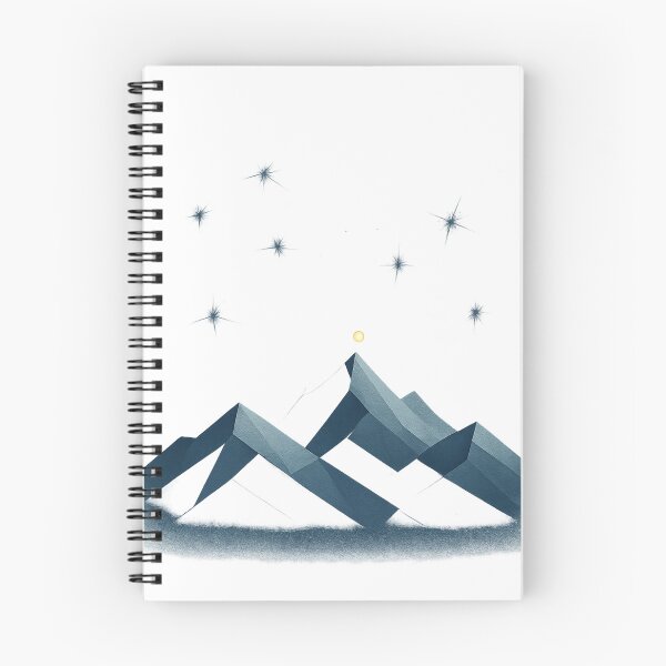 Item preview, Midnight Polygon Peaks designed and sold by Velvet-motive.