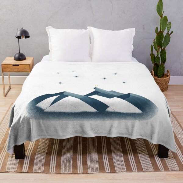 Item preview, Midnight Polygon Peaks designed and sold by Velvet-motive.