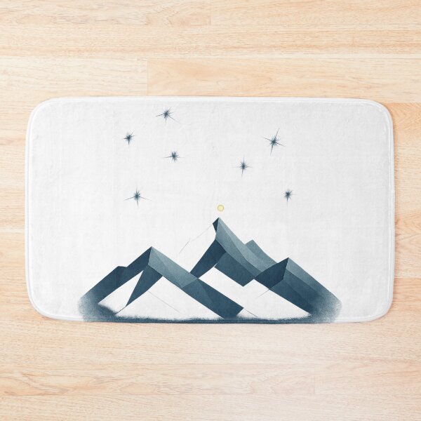 Item preview, Midnight Polygon Peaks designed and sold by Velvet-motive.