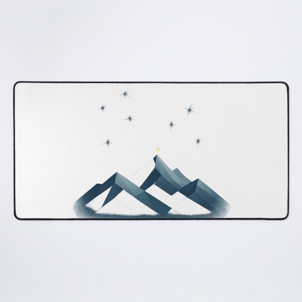 Item preview, Midnight Polygon Peaks designed and sold by Velvet-motive.