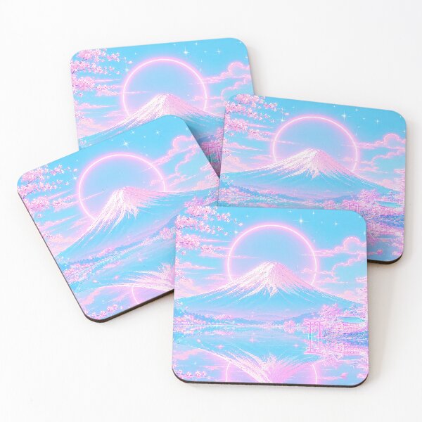 Item preview, Neon Fuji Dreamscape designed and sold by TOKYOSTUDIO.