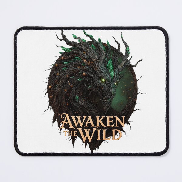 Item preview, Awaken The Wild Fantasy Forest Guardian Sticker designed and sold by SurajDesigns.