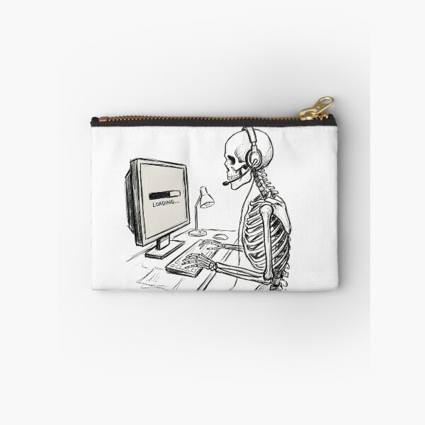 Item preview, Career Objective | Sarcastic Work From Home & Skeleton Art designed and sold by OVERRIDESTUDIOS.