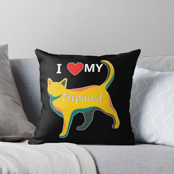 Item preview, I Love My Tripawd - Three Legged Cat Mom Retro Art Gift designed and sold by Cust-tshirts.