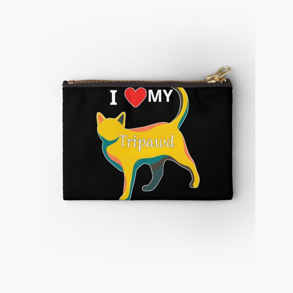 Item preview, I Love My Tripawd - Three Legged Cat Mom Retro Art Gift designed and sold by Cust-tshirts.