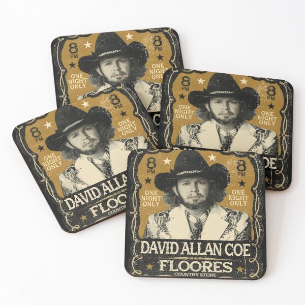 Item preview, David Allan Coe Outlaw Country Cowboy Vintage Graphic designed and sold by Peac7e.