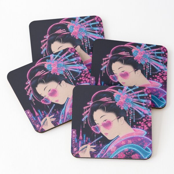 Item preview, Neon Sakura Geisha Dreams designed and sold by TOKYOSTUDIO.