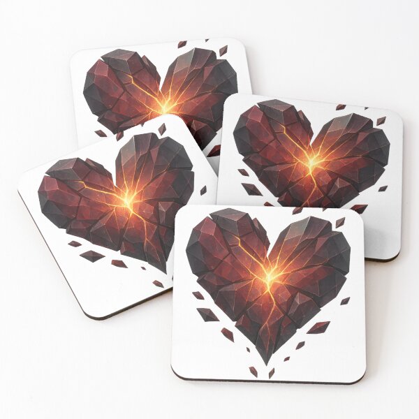 Item preview, Shattered Ember Heart designed and sold by Velvet-motive.