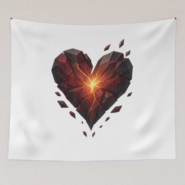 Item preview, Shattered Ember Heart designed and sold by Velvet-motive.
