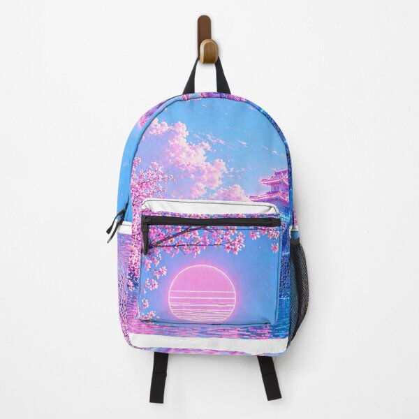 Item preview, Neon Sakura Castle Under Dream Sky designed and sold by TOKYOSTUDIO.