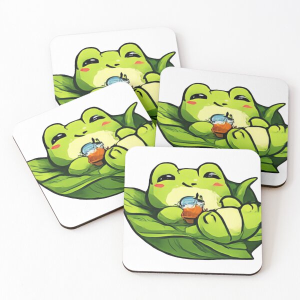 Item preview, Cute Frog Drinking Tea designed and sold by Red66circle.