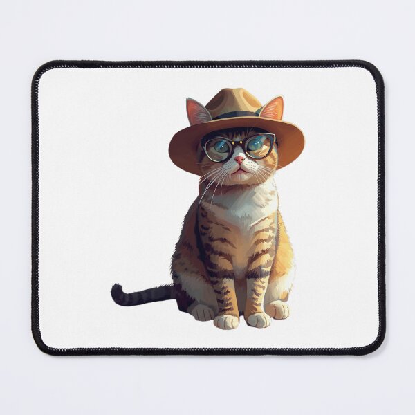 Item preview, Elegant Cat in a Hat designed and sold by KrisGraphic45.