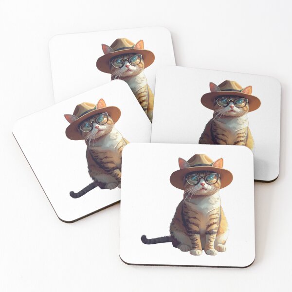 Item preview, Elegant Cat in a Hat designed and sold by KrisGraphic45.