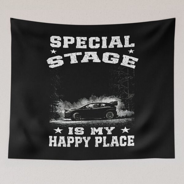 Item preview, Special Stage Is My Happy Place - Rally Car Racing designed and sold by Jt41.