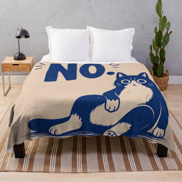 Item preview, Funny Cat Saying No designed and sold by RebenCantik.