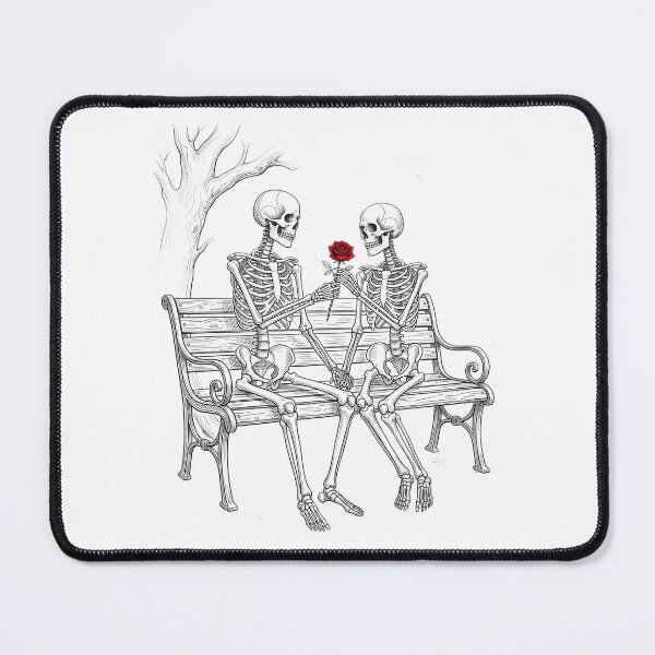 Item preview, Memento Amoris | Romantic Skeleton Couple & Hand Drawn Art designed and sold by OVERRIDESTUDIOS.