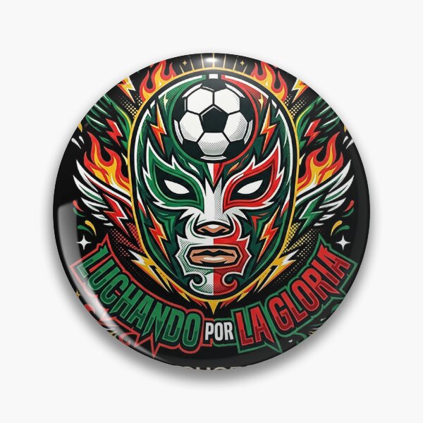 Item preview, Luchador Soccer Spirit 2026 Mexico Heritage designed and sold by rygenr8.