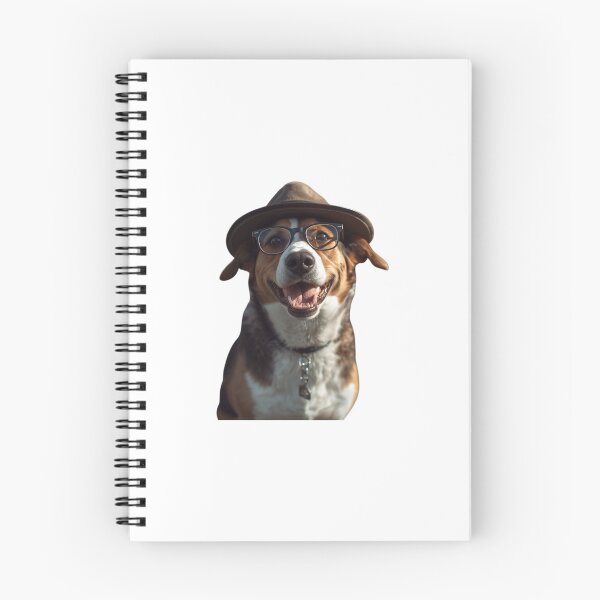 Artikelvorschau, Fröhlicher Hund mit Fedora entworfen und verkauft von KrisGraphic45.