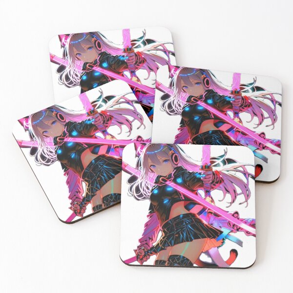 Item preview, Cyber Neko Samurai Girl Anime Aesthetic designed and sold by AnimDream .