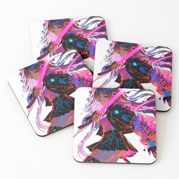 Item preview, Cyber Streetwear Anime Girl Illustration designed and sold by AnimDream .